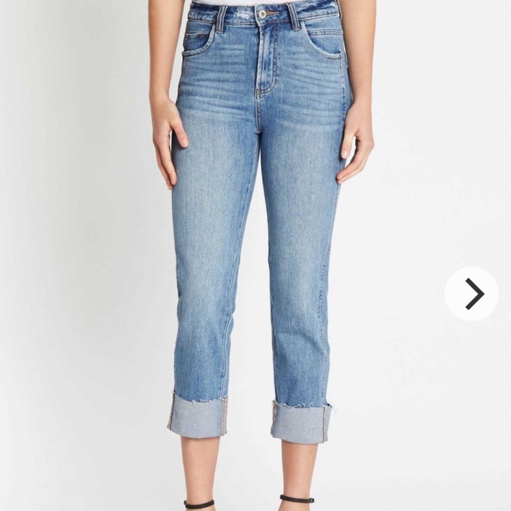 PAIGE-High Rise Sarah Straight Jean
